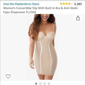 Women’s Convertible Slip With Built In Bra